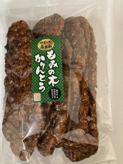 もみの木かりんとう(黒糖) 6枚 - tsubotakasiten