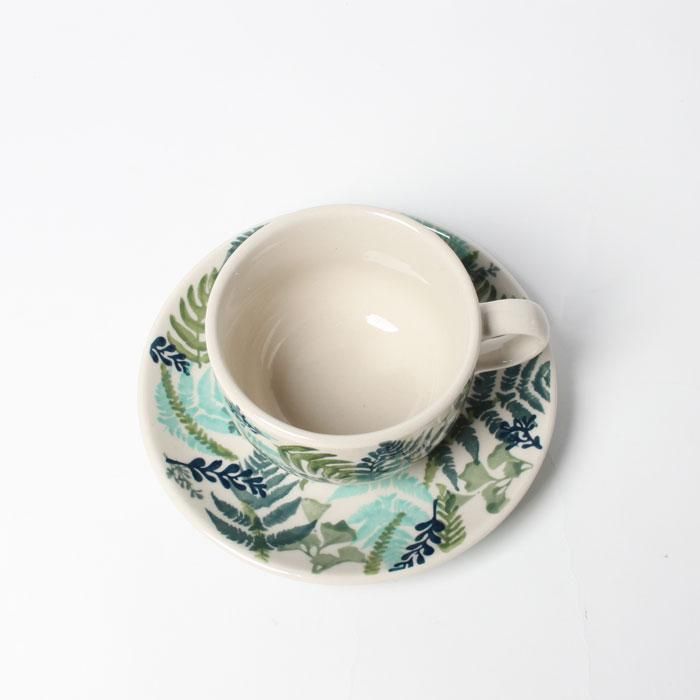 ポーリッシュポタリー マヌファクトゥラ社製 カップ＆ソーサーPolish Pottery Manufaktura Cup and saucer