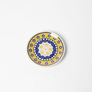 ツェラミカ　イエロー 16cm2枚セット ポーリッシュポタリー ポーランド食器 Ceramika Artystyczna