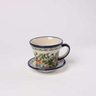 カップ&ソーサー - Polish Pottery MAHORAMA カップ&ソーサー - Polish Pottery MAHORAMA