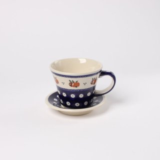 カップ＆ソーサー - Polish Pottery MAHORAMA