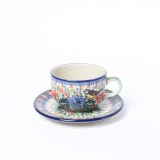 カップ&ソーサー - Polish Pottery MAHORAMA カップ&ソーサー - Polish Pottery MAHORAMA