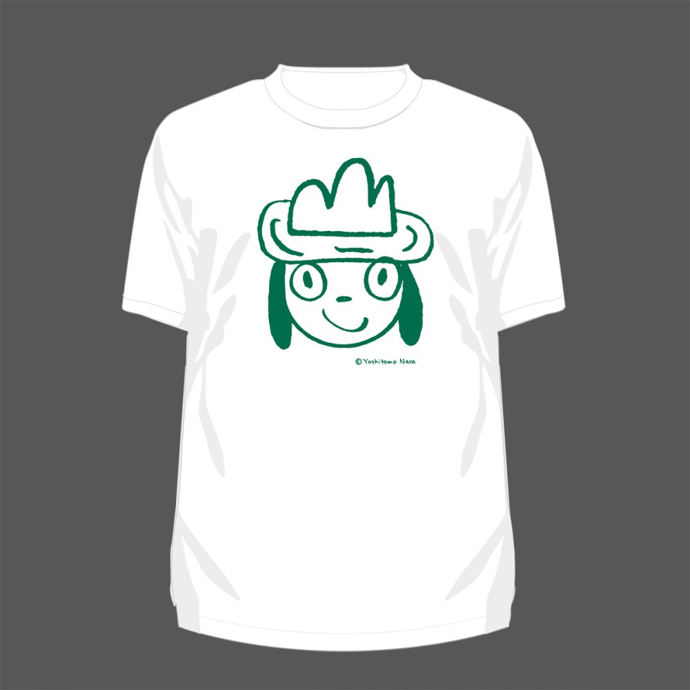 とうや子ちゃんTシャツ 白× 深緑 - FROM TOYA 洞爺のオンラインストア