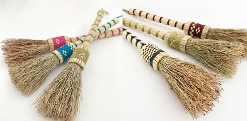 南部箒 ミニサイズNo.25 穂先の質感が良いですが、ほんの少し難有り