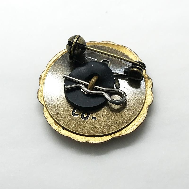 アンティークエナメルボタン