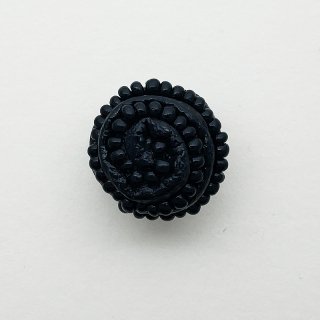 ヴィンテージプラスチックボタン（ブラック）