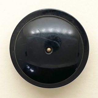 ヴィンテージカゼインボタン（ブラック×クリア）