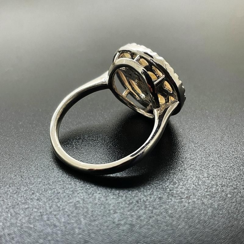 ベツレヘムパール Tiny Heart 15mm（シルバーリング）