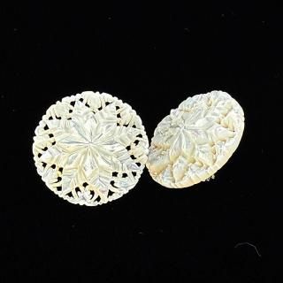 ベツレヘムパール　イヤリング　マザーオブパール　イスラエル 白蝶貝「ベツレヘムパール風」イヤリング | 奈良県大和高田市