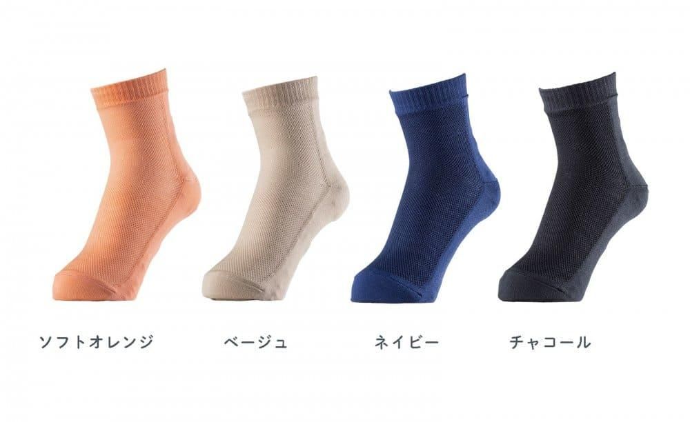 ご希望の際3000円に変更：足の大家足うらまるごと美人女性用ソックス2点／山忠 かかとの荒れとつま先のガサガサを同時にケア！足うらまるごと