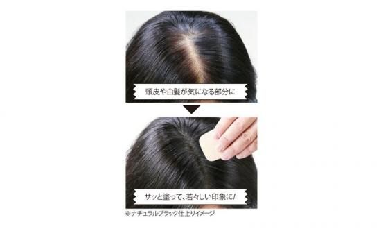 国産黒大豆のヘアファンデーション 山忠日和