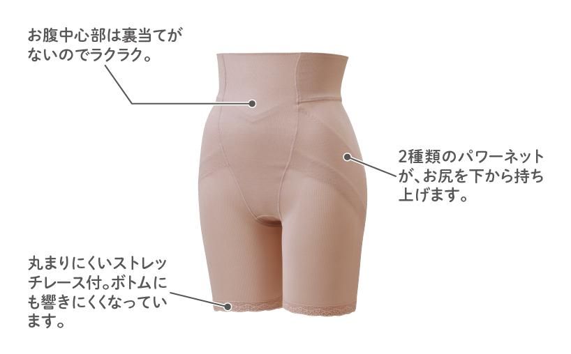 送料込み　レア商品 326POWER 腰少女ウエストガール ハイウエストお腹すっきりガードル - 山忠日和