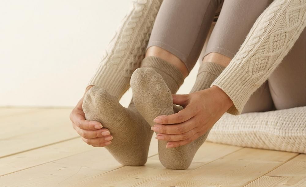 あったかやわらか、おモチのような温活ソックス『もちっくす』 - 山忠