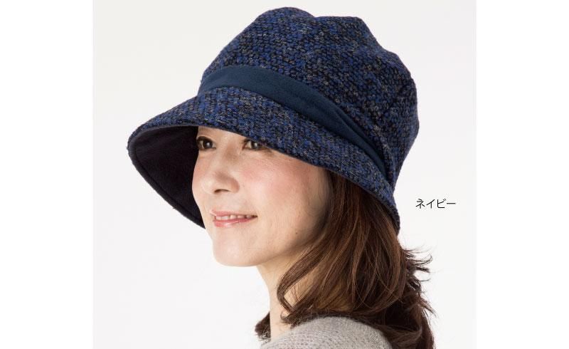 あったか小顔クロッシェ帽子 - 山忠日和