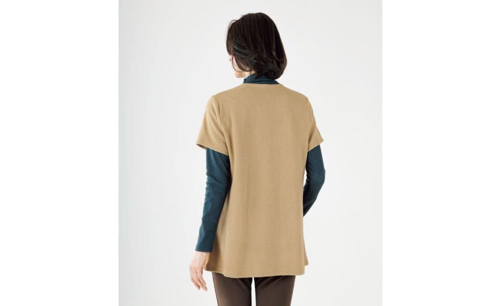 ポケット付チュニックベスト - 冷え対策にあったか靴下、ウォーマー