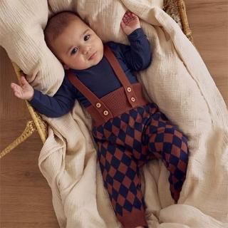 <img class='new_mark_img1' src='https://img.shop-pro.jp/img/new/icons7.gif' style='border:none;display:inline;margin:0px;padding:0px;width:auto;' />Harlequin knit overalls baby