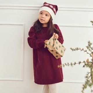 <img class='new_mark_img1' src='https://img.shop-pro.jp/img/new/icons7.gif' style='border:none;display:inline;margin:0px;padding:0px;width:auto;' />Corduroy long sleeve dress