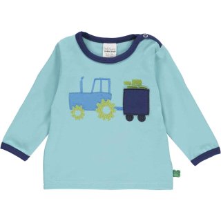 <img class='new_mark_img1' src='https://img.shop-pro.jp/img/new/icons7.gif' style='border:none;display:inline;margin:0px;padding:0px;width:auto;' />Tractor applique long sleeve T baby
