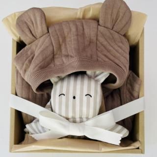<img class='new_mark_img1' src='https://img.shop-pro.jp/img/new/icons7.gif' style='border:none;display:inline;margin:0px;padding:0px;width:auto;' />ڥ饤󥷥å׸̵Hello Baby Gift SetWalnut