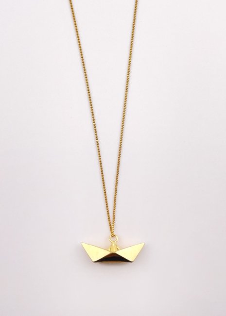 BOAT GOLD PENDANT