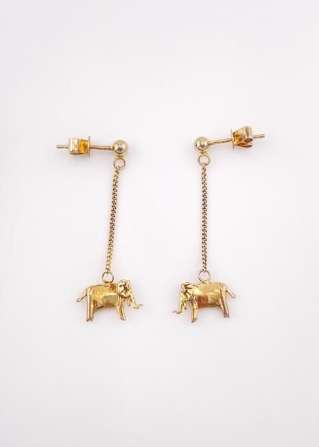 GOLD ELEPHANT ピアス
