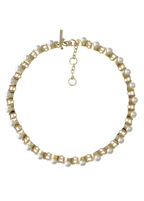 【70%OFF】 <br>GLASS PEARL ネックレス