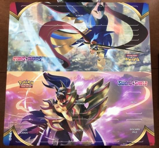 海外製品 ポケカ ザシアン ザマゼンタ プレイマット フルサイズ トレカ侍 ポケモンカード デジモン 遊戯王 デュエルマスターズ バトスピ激安通販