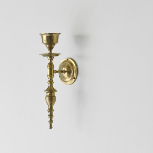 Wall Mounted Brass Candleholder