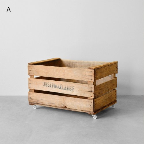 Wooden Market Box With Caster