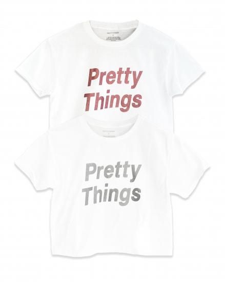 PRETTY THINGS SONIC Mini T-shirtsGlitter print