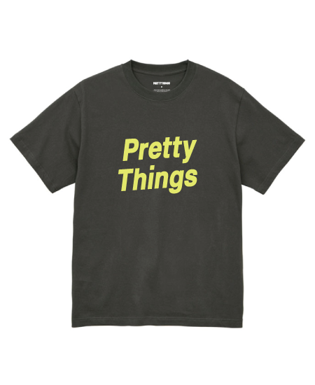 <img class='new_mark_img1' src='https://img.shop-pro.jp/img/new/icons5.gif' style='border:none;display:inline;margin:0px;padding:0px;width:auto;' />PRETTY THINGS SONIC T-shirts     HAZY BLACK  Neon light Yellow