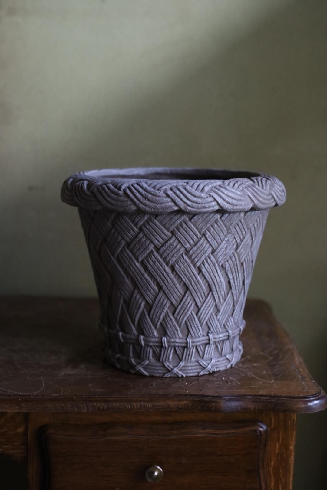 TRICOT BASKET POT