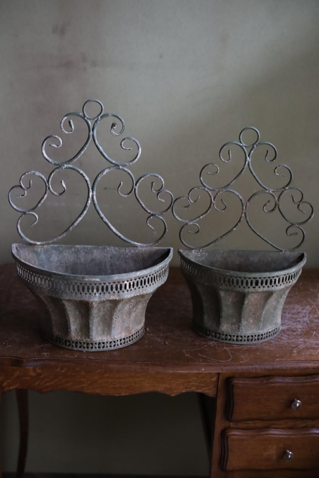 ֥ꥭ - wall-hanging tin vessel set2
