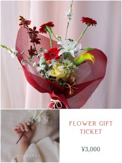 Bouquet  &  gift ticket   mother's day