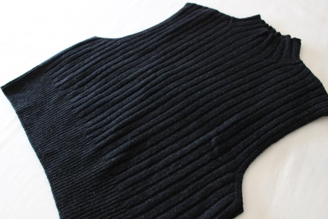 evam eva E243K056 ウールシルクベスト - タチバナストア tachibana store