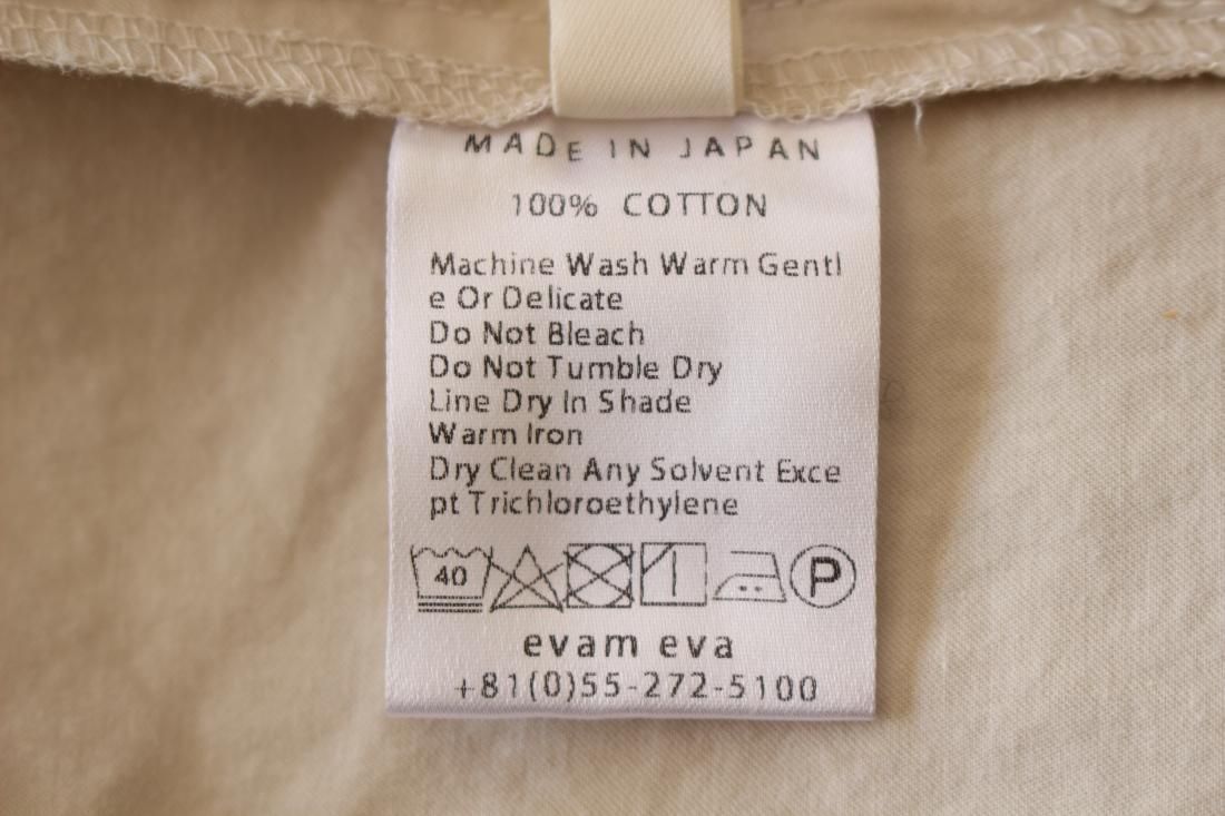 evam eva E243T061 コットンキュロットパンツ - タチバナストア evam eva E243T061 コットンキュロットパンツ - タチバナストア