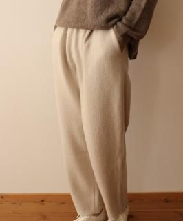evameva vie エヴァムエヴァ ヴィー　カシミヤパンツ evameva (エヴァムエヴァ) cotton cashmere pants / コットン