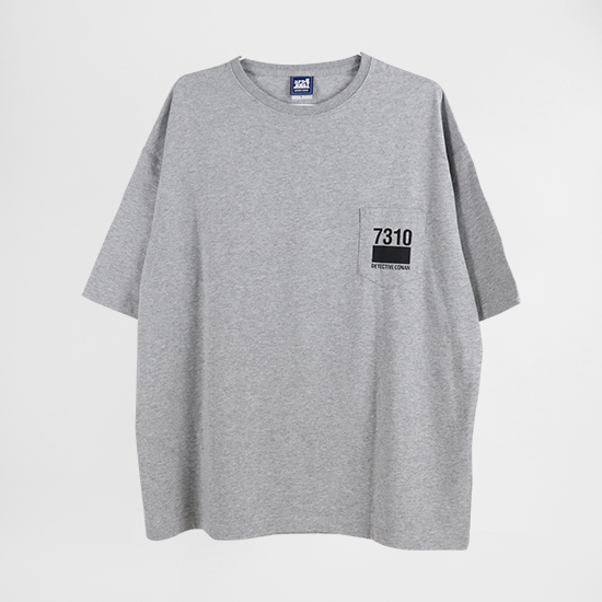 名探偵コナン探偵社　北栄町ふるさと館　灰原哀　原画　ポケット付きTシャツ　黒鉄 162469921_o2.jpg?