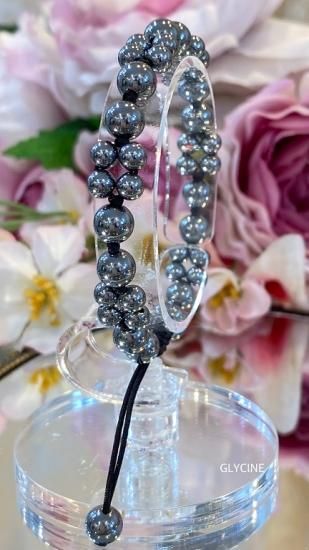 テラヘルツブレスレット テラヘルツ鉱石ブレスレット◇ミラーボールカット 8mm玉◇