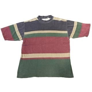 World island print  border Tee