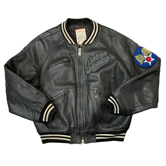 80s avirex leather jacket - Koenji Vintage Store "Replay"