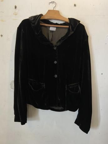 [Hѥڡ] velours jacket & blue sweat