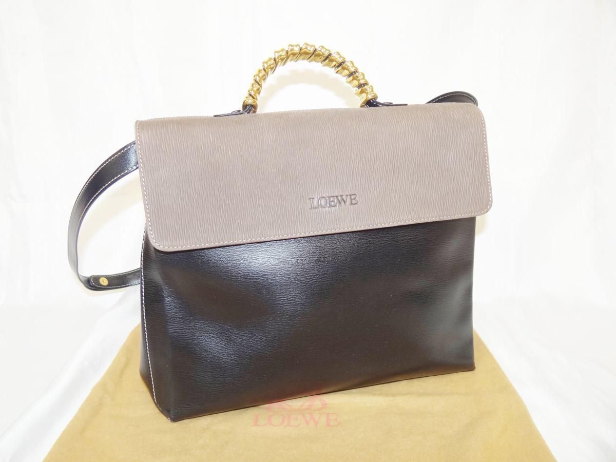 ロエベ/ショルダーバッグ/スクリューバイカラー/2WAY/LOEWE/参考：25万