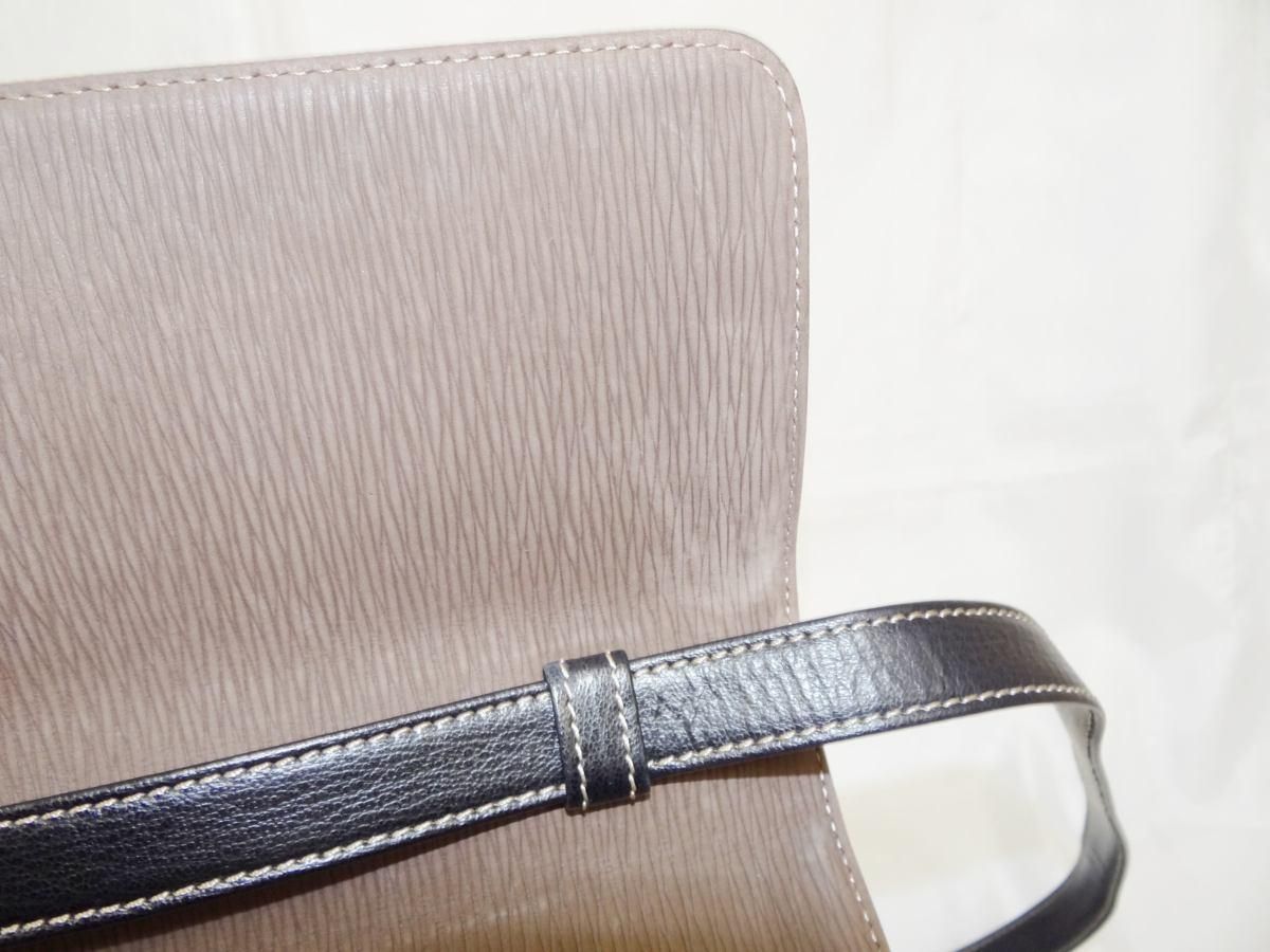 LOEWE ブラウンショルダーバッグ2点セット　保存袋付き miyukigahara-