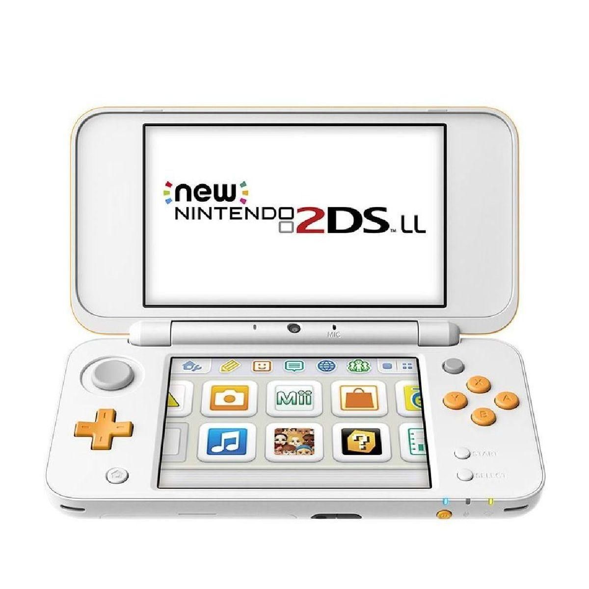 未使用 任天堂 Newニンテンドー2dsll ホワイト オレンジ 本体 Nintendo Llサイズの大画面 メーカー保証なし 仙台駅前 うつぼ オンラインショップ