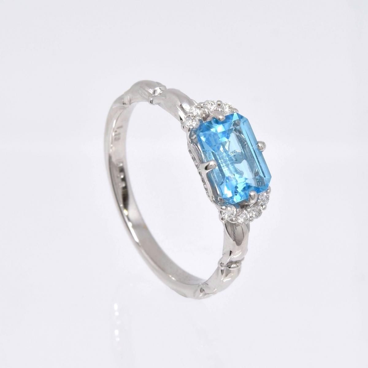 K18WG ֥롼ȥѡ BT1.13ct D0.06ct 2.3g  #11 ۥ磻ȥ