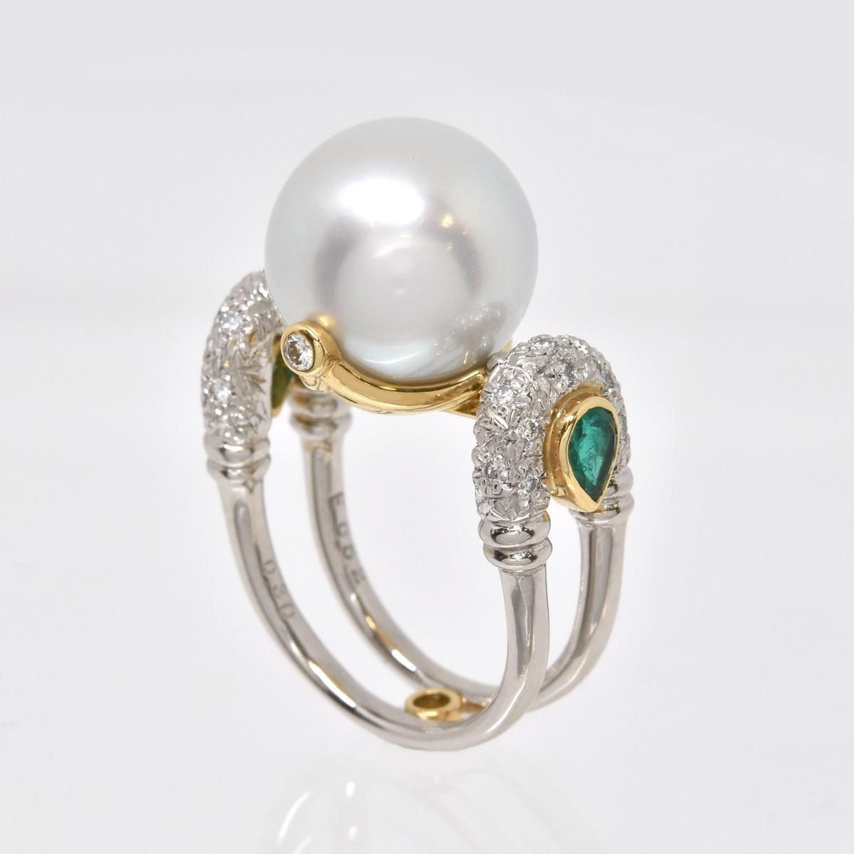 Pt/K18YG ѡ 13ߥ E0.52ct D0.30ct 15.5g  #1316  