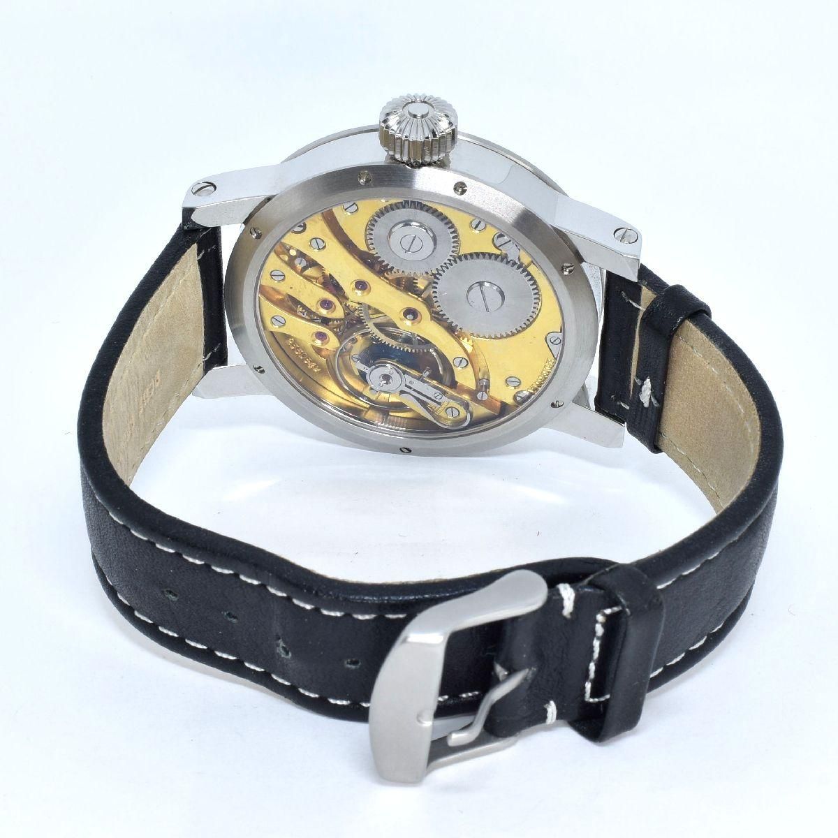 現状販売品☆ワックマン/シースルーバック/手巻き/腕時計