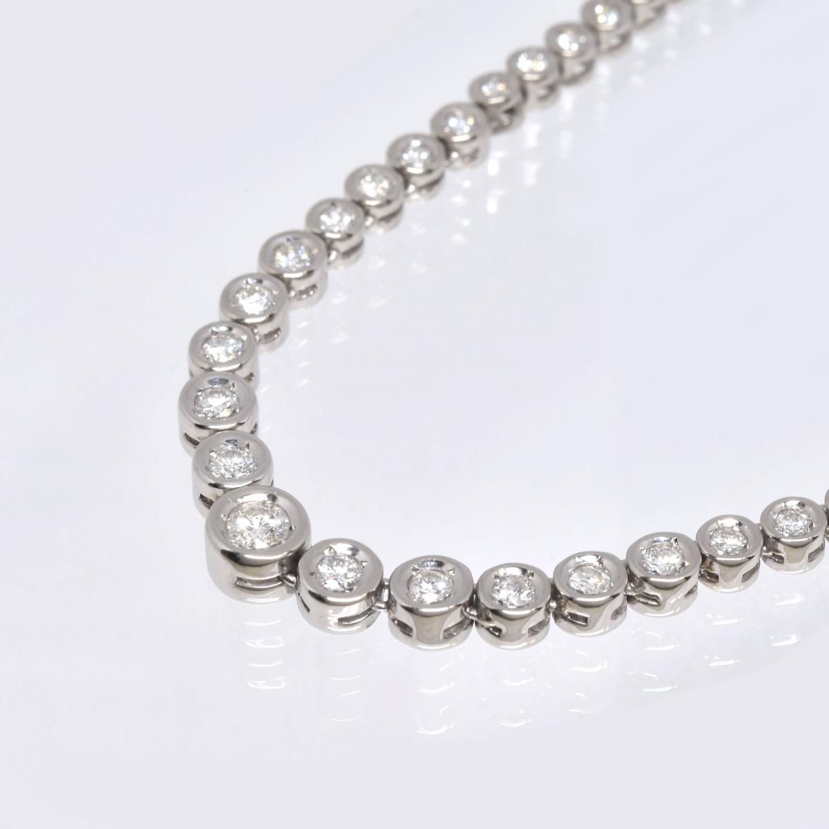 Pt ͥå쥹 D0.13ct D2.57ct 34.6g  44cm ץ