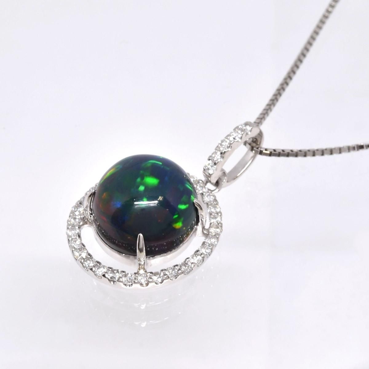 Pt ֥åѡͥå쥹 O7.33ct D0.70ct 10.3g  50cm  ץ